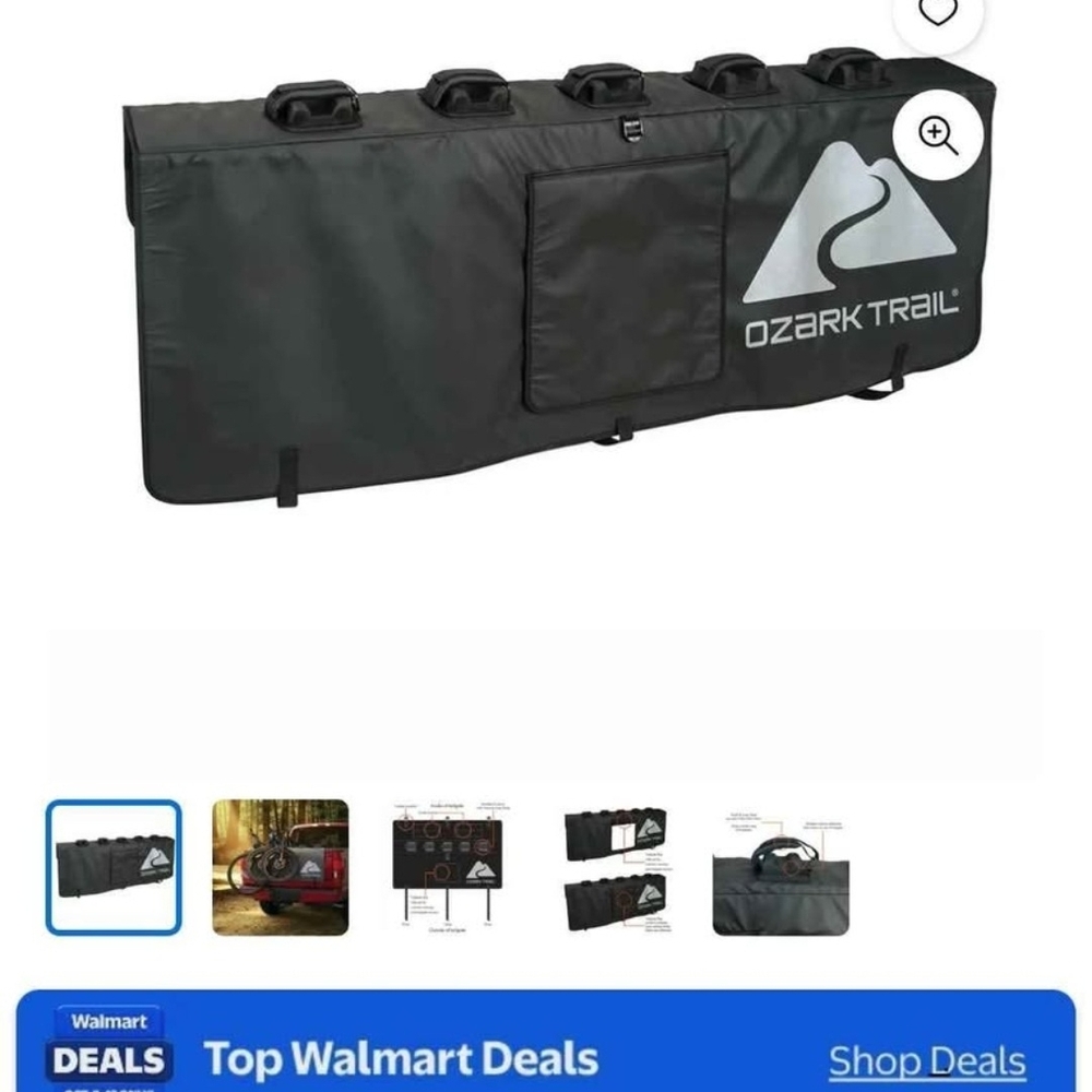 Ozark Trail Black Truck Tailgate Cover